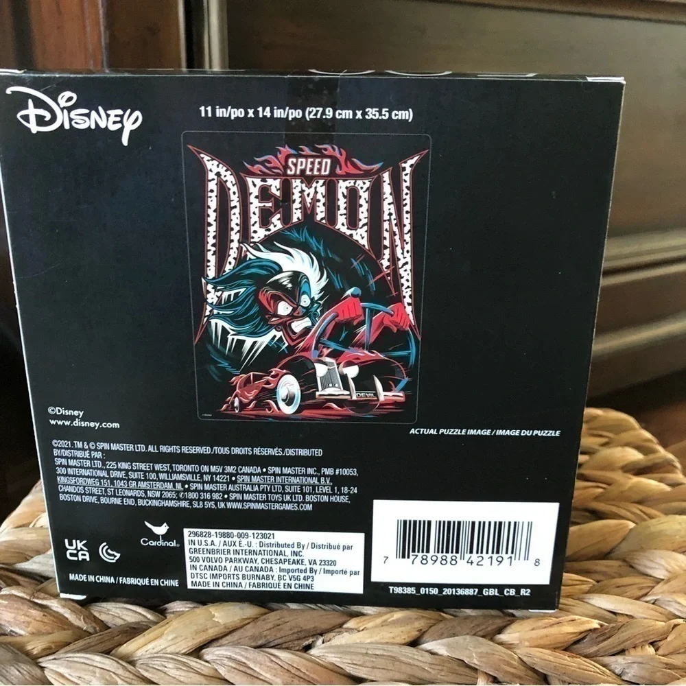 Disney 101 Dalmatians Cruella De Vil Speed Demon 500pc. Puzzle